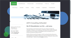 Desktop Screenshot of edv-consulting.info