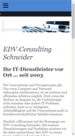 Mobile Screenshot of edv-consulting.info
