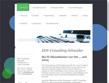 Tablet Screenshot of edv-consulting.info